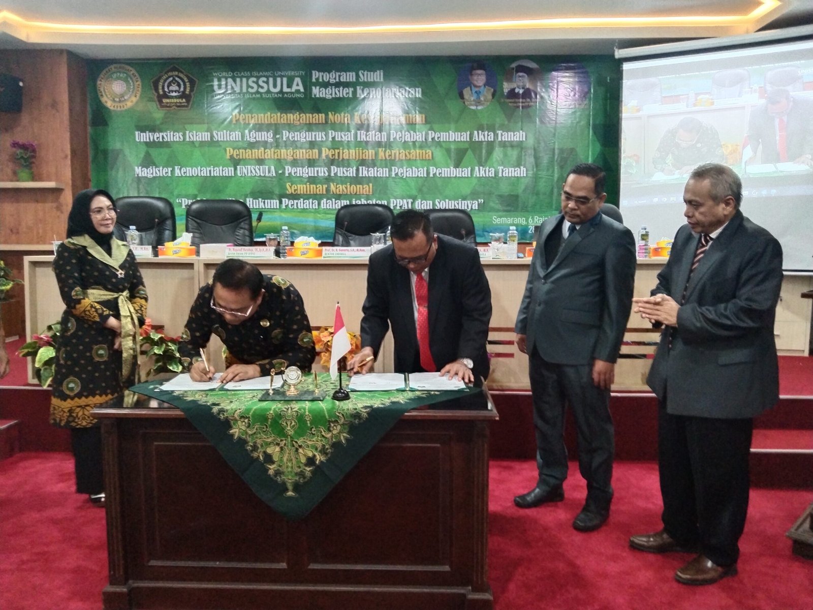 MOU dengan Unissula, PP IPPAT Diminta Mengajar dan Melatih Mahasiswa