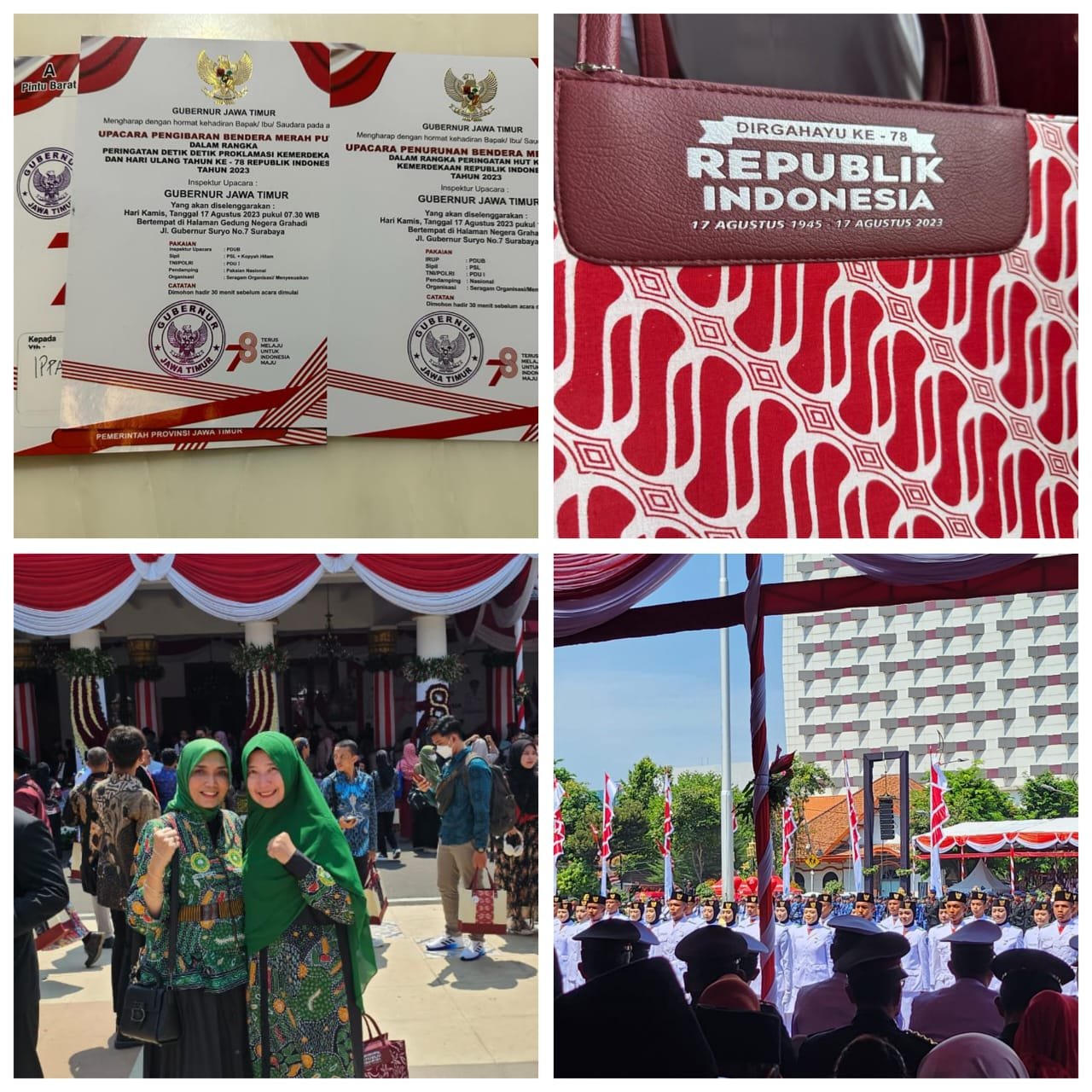 IPPAT Jatim Menghadiri Undangan Peringatan HUT RI KE-78