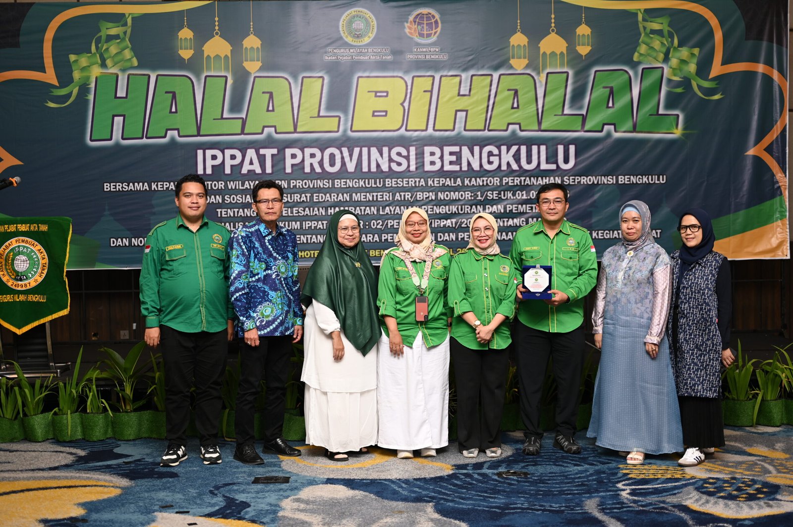PP IPPAT Hadiri Halal Bihalal Pengwil Bengkulu