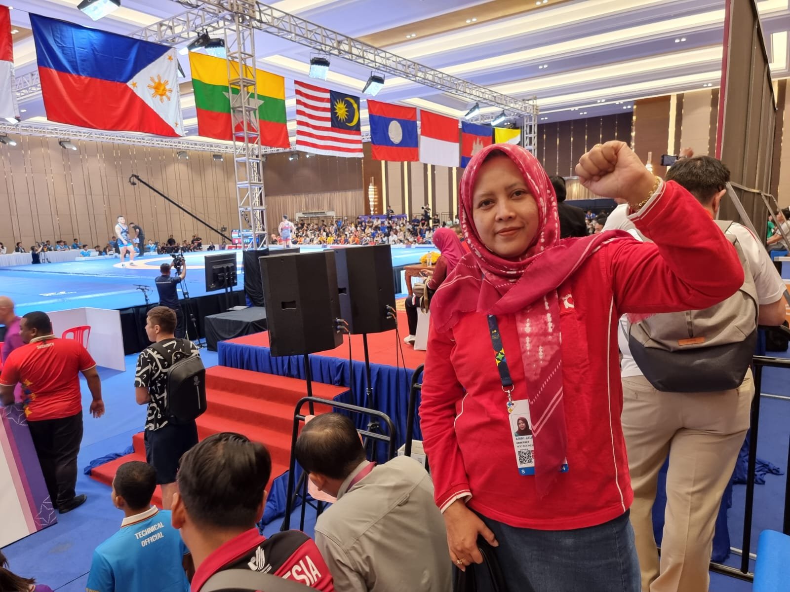 Atlit Indonesia Mengukir Prestasi di Ajang Sea Games Kamboja, Tim Humas PP IPPAT Hadir Memberikan Dukungan